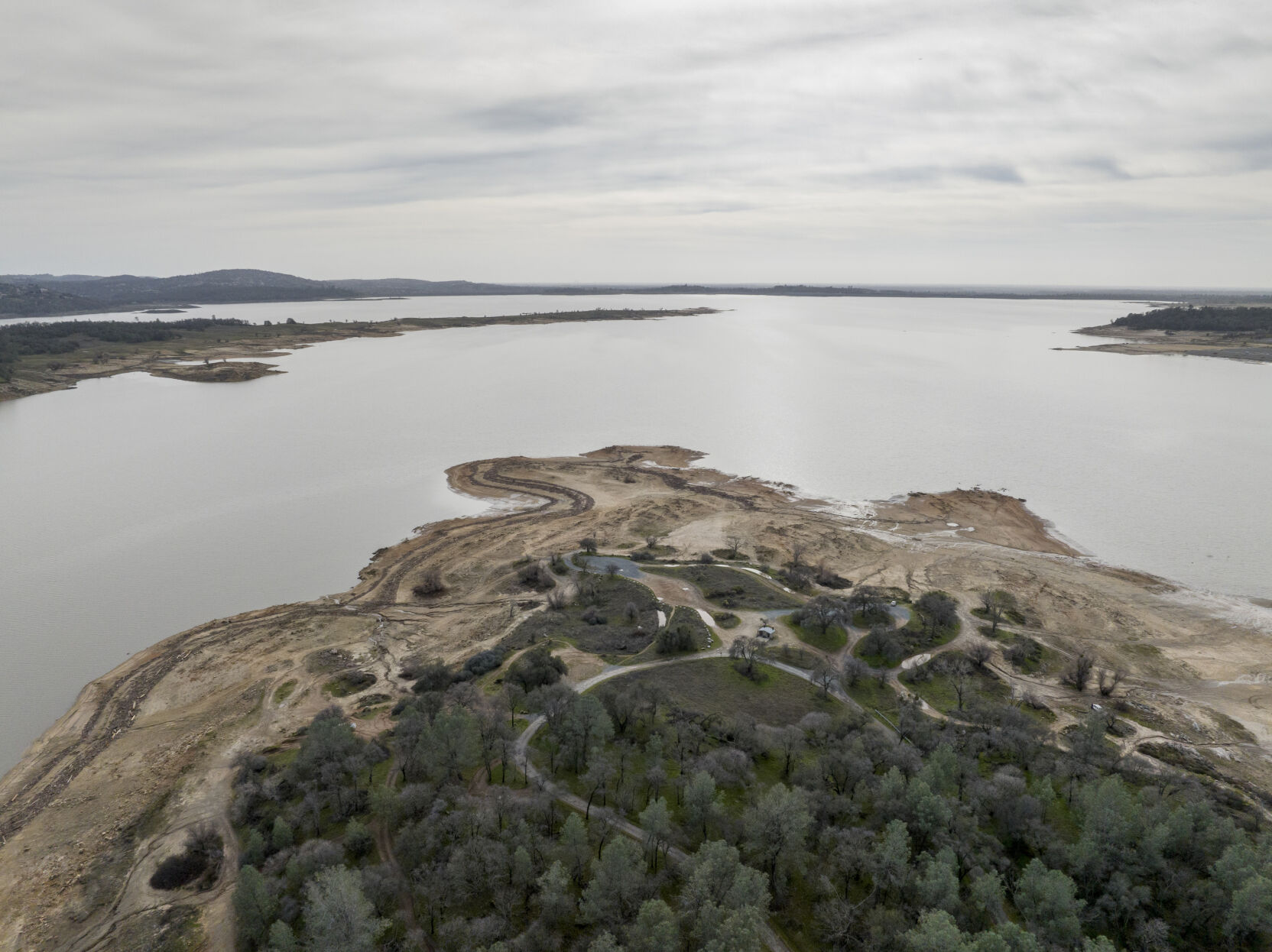 Reservoirs replenished by storms but still below historical averages
